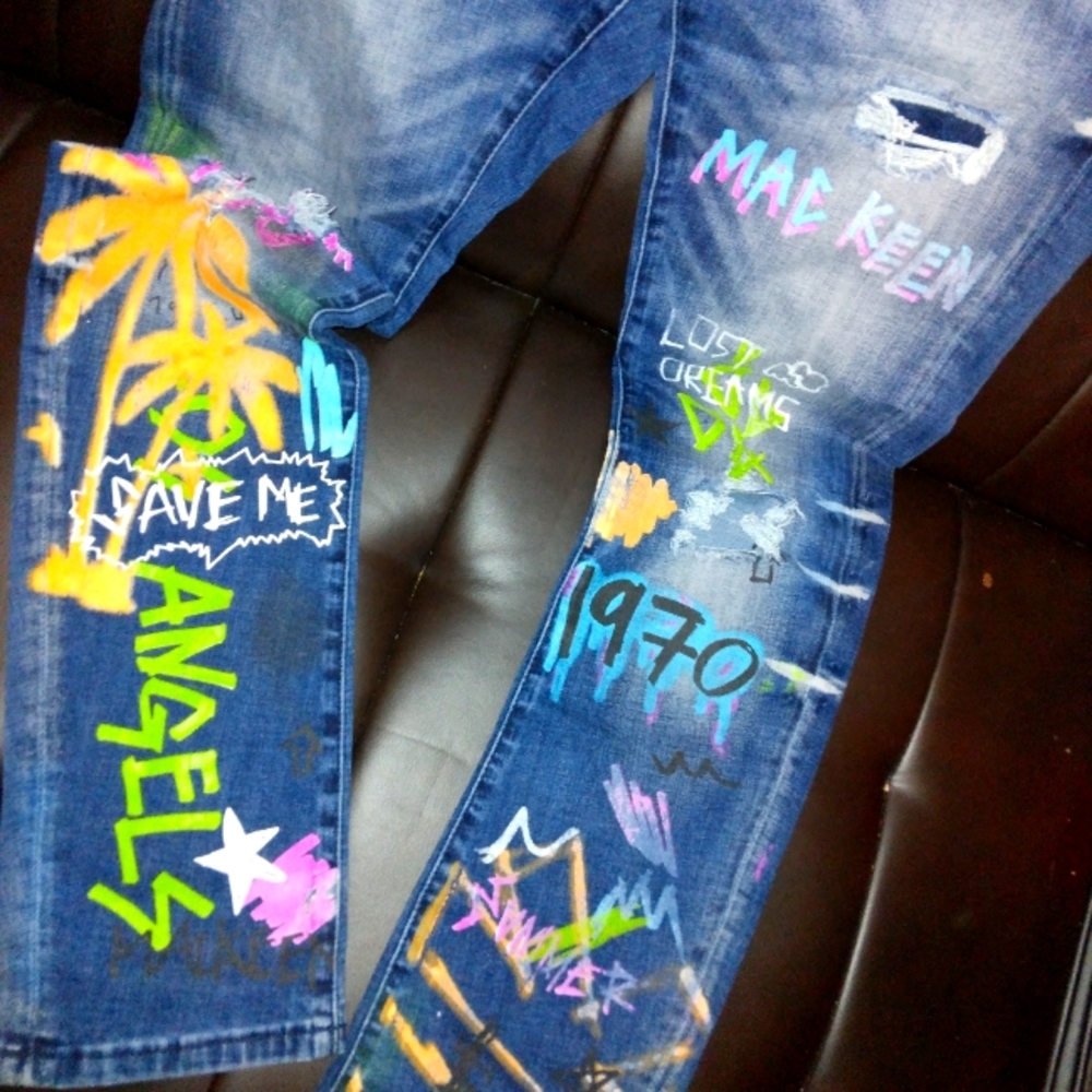 Mens denim jeans